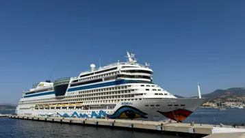 Bodrum'a kruvaziyer ile 2 bin 377 turist geldi