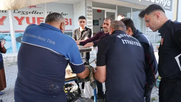 Etleri temizlemek istemişti. Parmağı kıyma makinesine sıkıştı