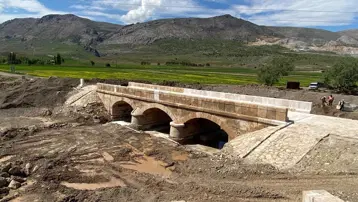 141 yıllık köprü yeniden ayağa kaldırıldı