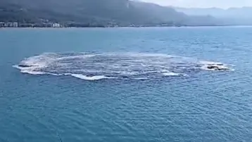 Kastamonu'da ilginç olay: Denizdeki kabarma vatandaşlarda panik yarattı