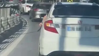 Sarıyer'de "oyuncak silahla" direksiyon başına geçti, kısa sürede yakalandı