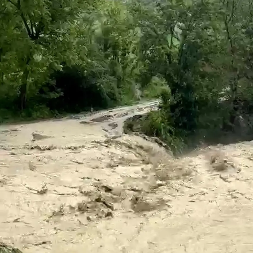 Yağış sonrası dereler taştı. Tarım arazileri su altında 2