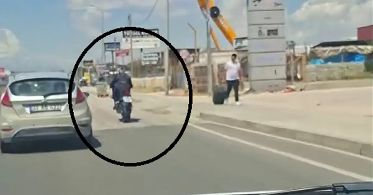 Trafikte tek teker yaparak ilerleyen sürücüye 46 bin TL ceza
