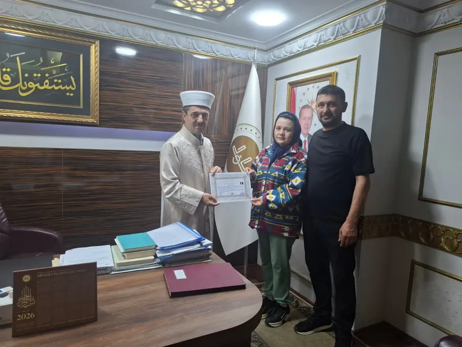 Moldovalı Walentina Düzce'de Sevgi oldu