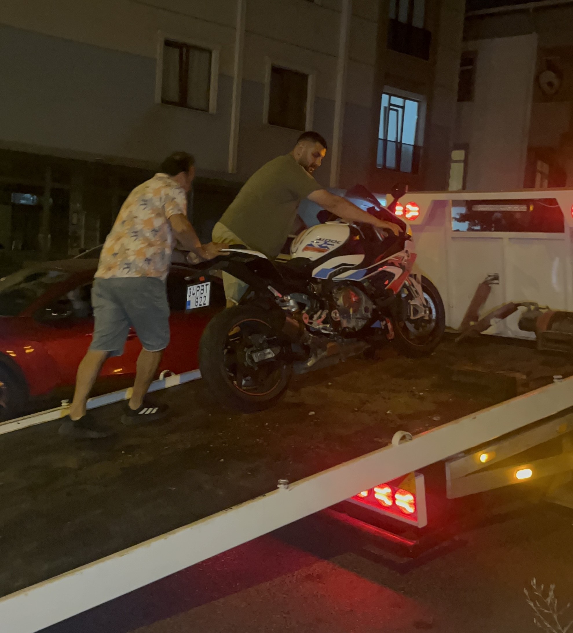 Çorlu'da akrobatik motosiklet sürücüsüne 46 bin lira ceza