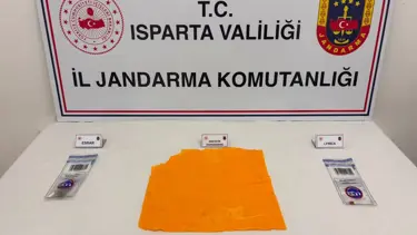 Isparta'da 10 bin kullanımlık sentetik uyuşturucu ele geçirildi