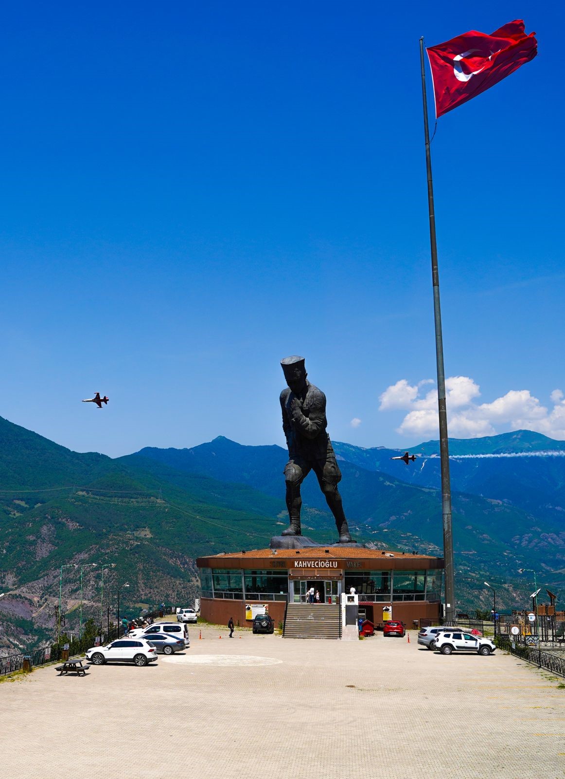 Artvin semalarında Türk Yıldızları provası