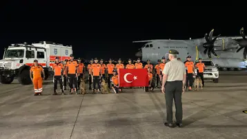 "Hiç yorulmayan Türkler" Ankara'ya döndü