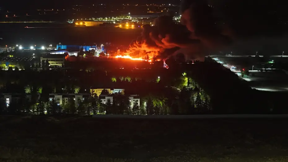 Eskişehir’de TUSAŞ fabrikasında yangın