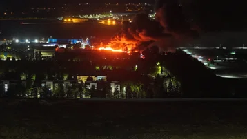 Eskişehir TEI fabrikasında yangın