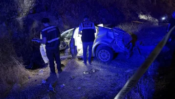 Feci kaza kamerada. 3 kişi hayatını kaybetti, 1 yaralı