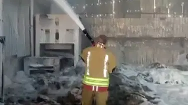 Kahramanmaraş'ta tekstil fabrikasında yangın
