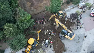 Büyükçekmece'de toprak kayması. İstanbul Valiliği'nden açıklama