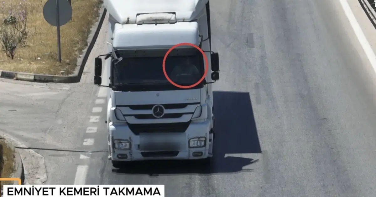 Otoyolda dron destekli denetim: Bin 123 araca ceza