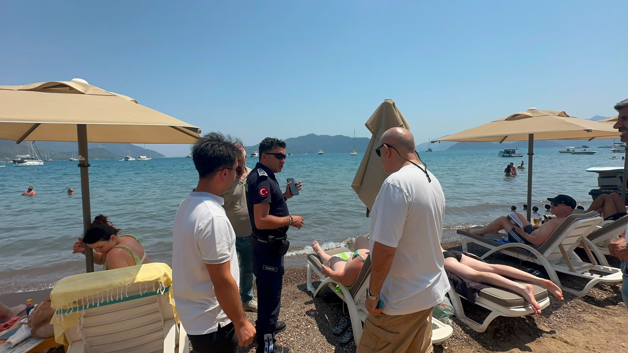 Marmaris’te sahiller için 3 metrelik alan denetimi 
