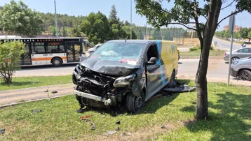 Eskişehir'de korkutan kaza. 2 yaralı