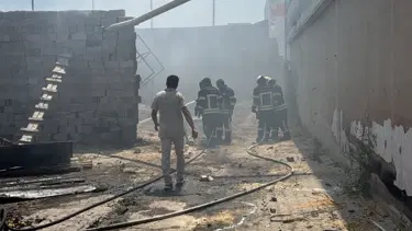 İş yerinde çıkan yangın söndürüldü