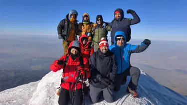 Sivas’tan Ağrı Dağı’na zirve tırmanışı