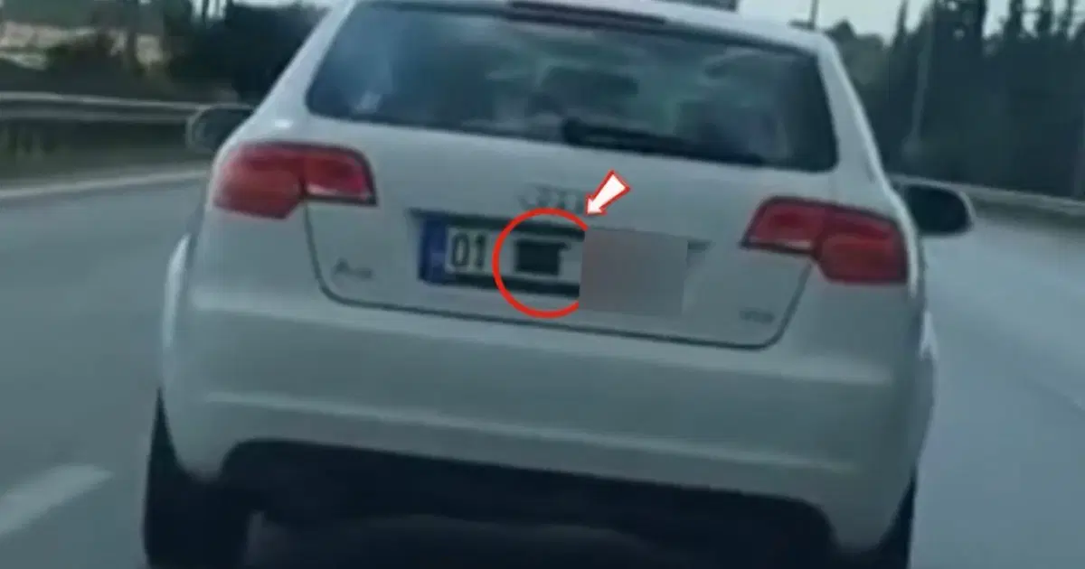 Otoyolda plaka gizleyerek seyreden araca 140 bin TL ceza