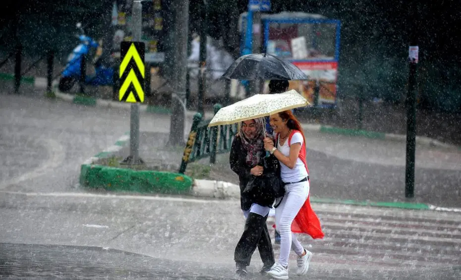 Meteorolojiden kuvvetli sağanak uyarısı. 11 şehir için sarı kodlu uyarı yapıldı