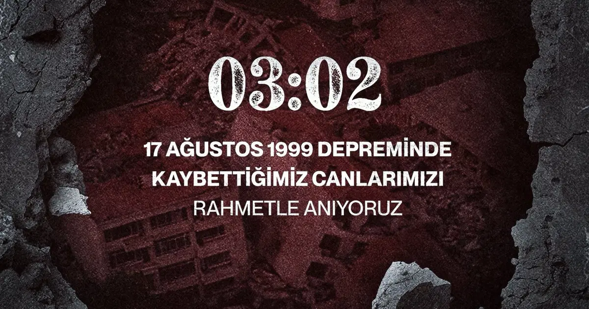 TBMM Başkanı Kurtulmuş, Marmara Depremi’nde hayatını kaybedenleri andı