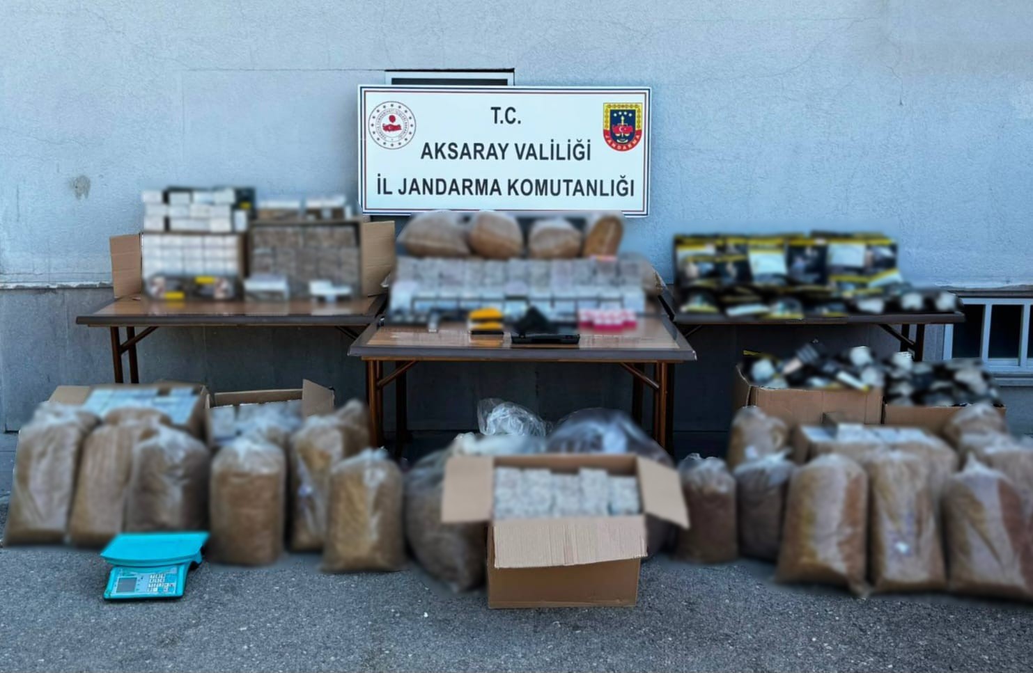 Aksaray'da ele geçirildi. Piyasa değeri 750 bin lira