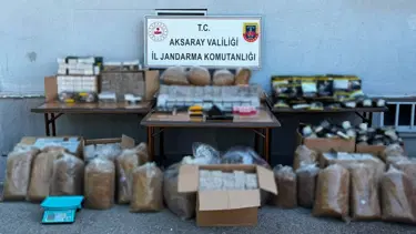 Aksaray'da ele geçirildi. Piyasa değeri 750 bin lira