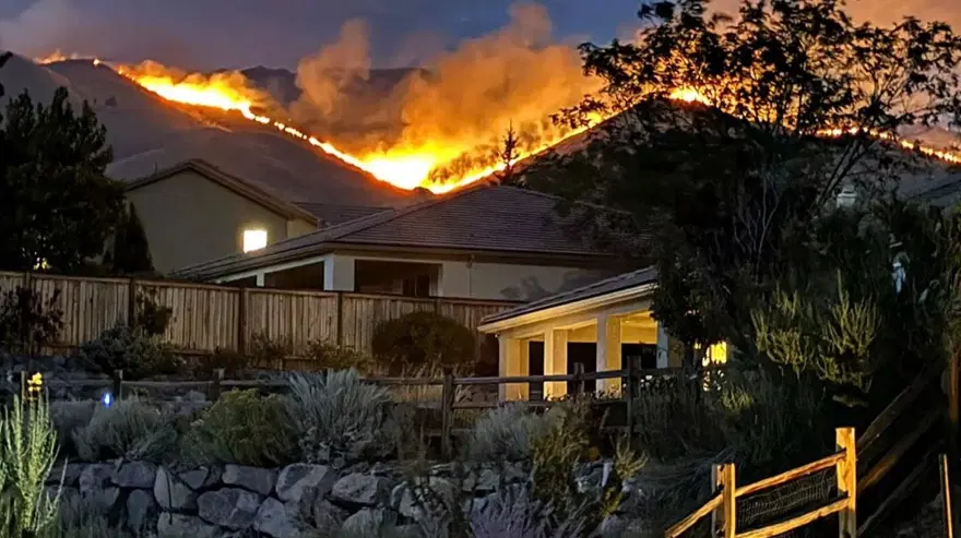 ABD’nin Nevada eyaletinde orman yangını: 87 bin kişi tahliye edildi 1