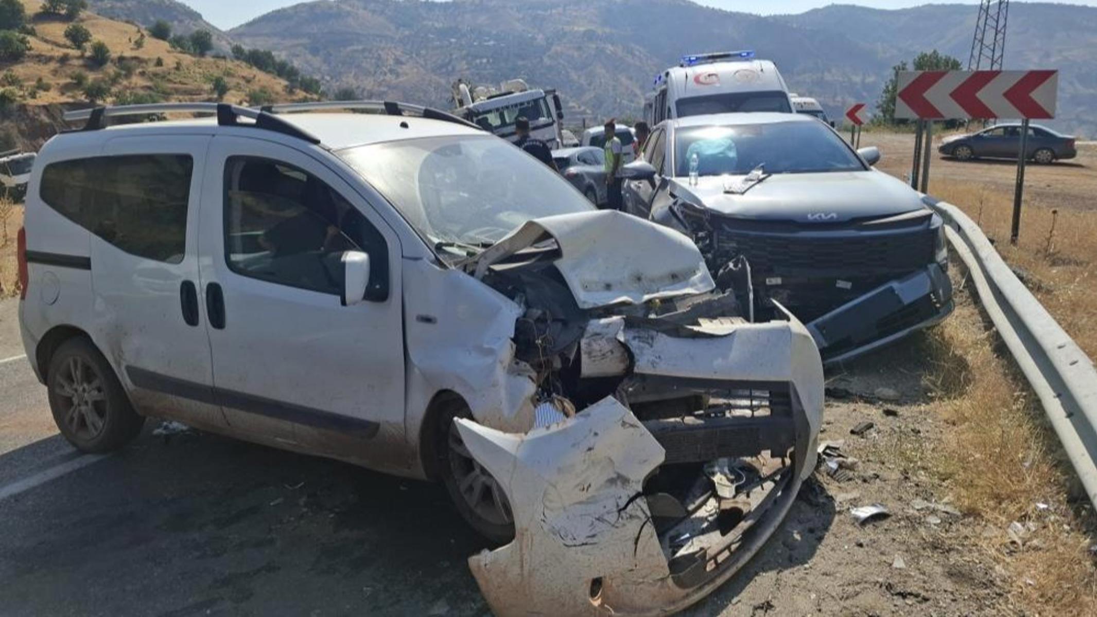 Adıyaman'da trafik kazası. 1 yaralı