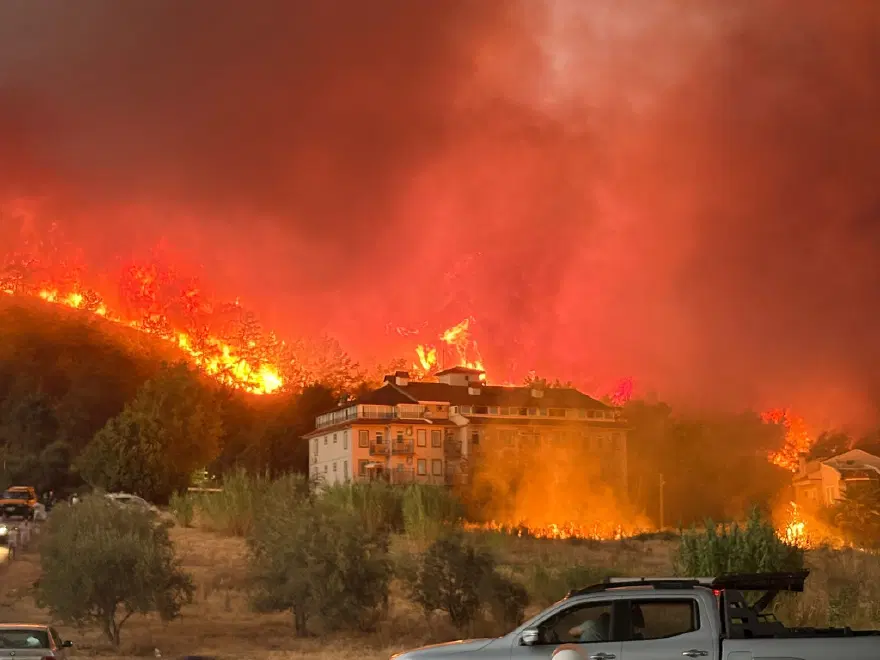 Fethiye'de orman yangını. Yangın kontrol altına alındı