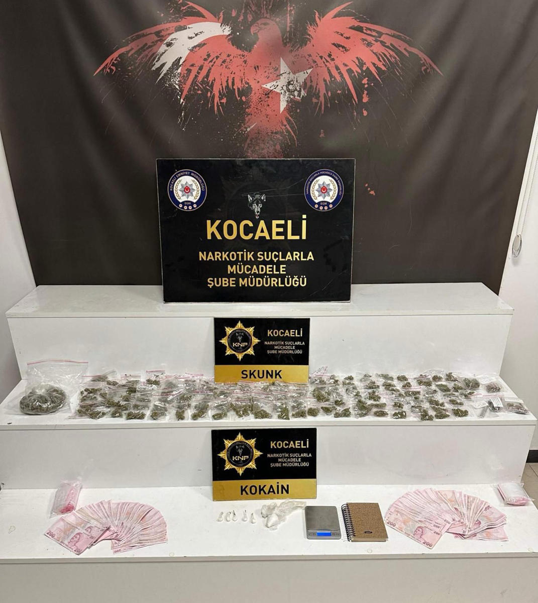 Kocaeli’de uyuşturucu operasyonu. 5 kişi tutuklandı