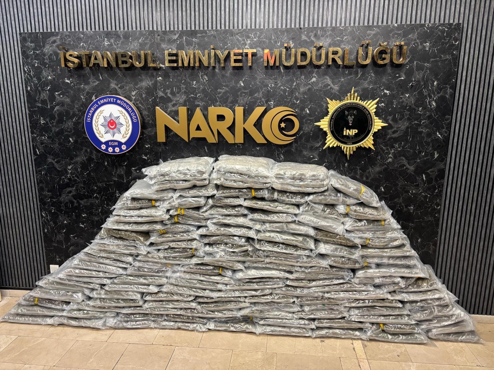 Esenyurt'ta uyuşturucu operasyonu. 143 kilogram skunk ele geçirildi