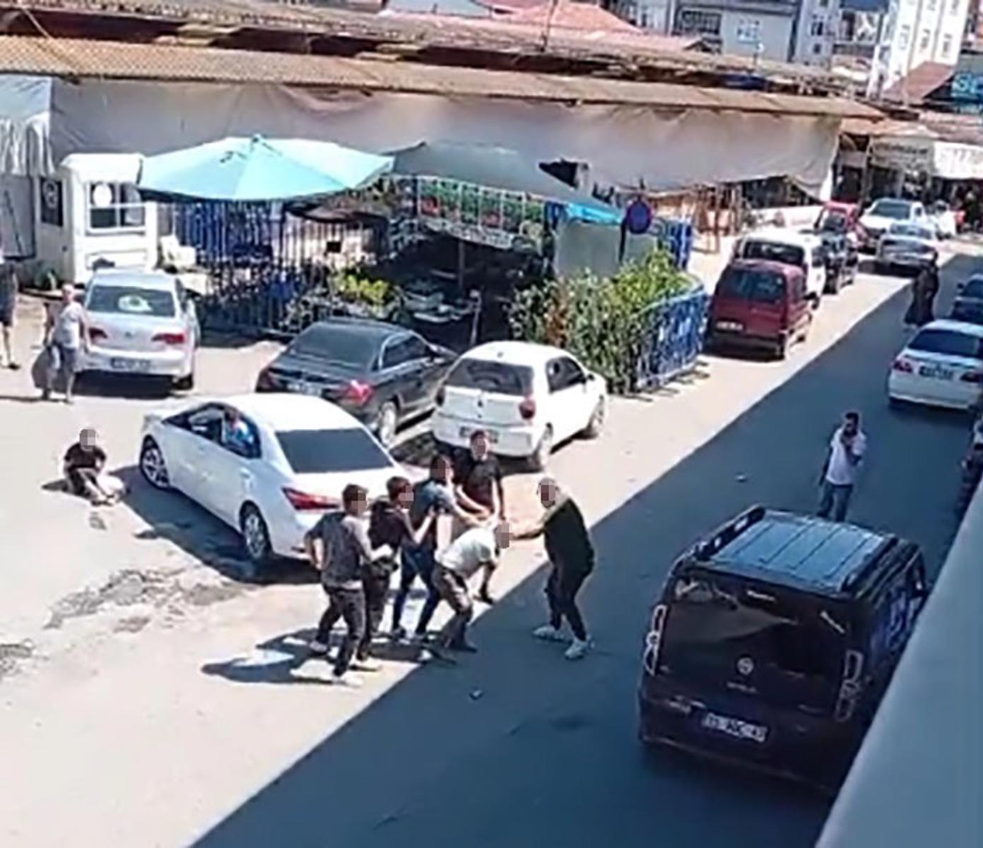 Pazar yerinde taciz iddiasına meydan dayağı