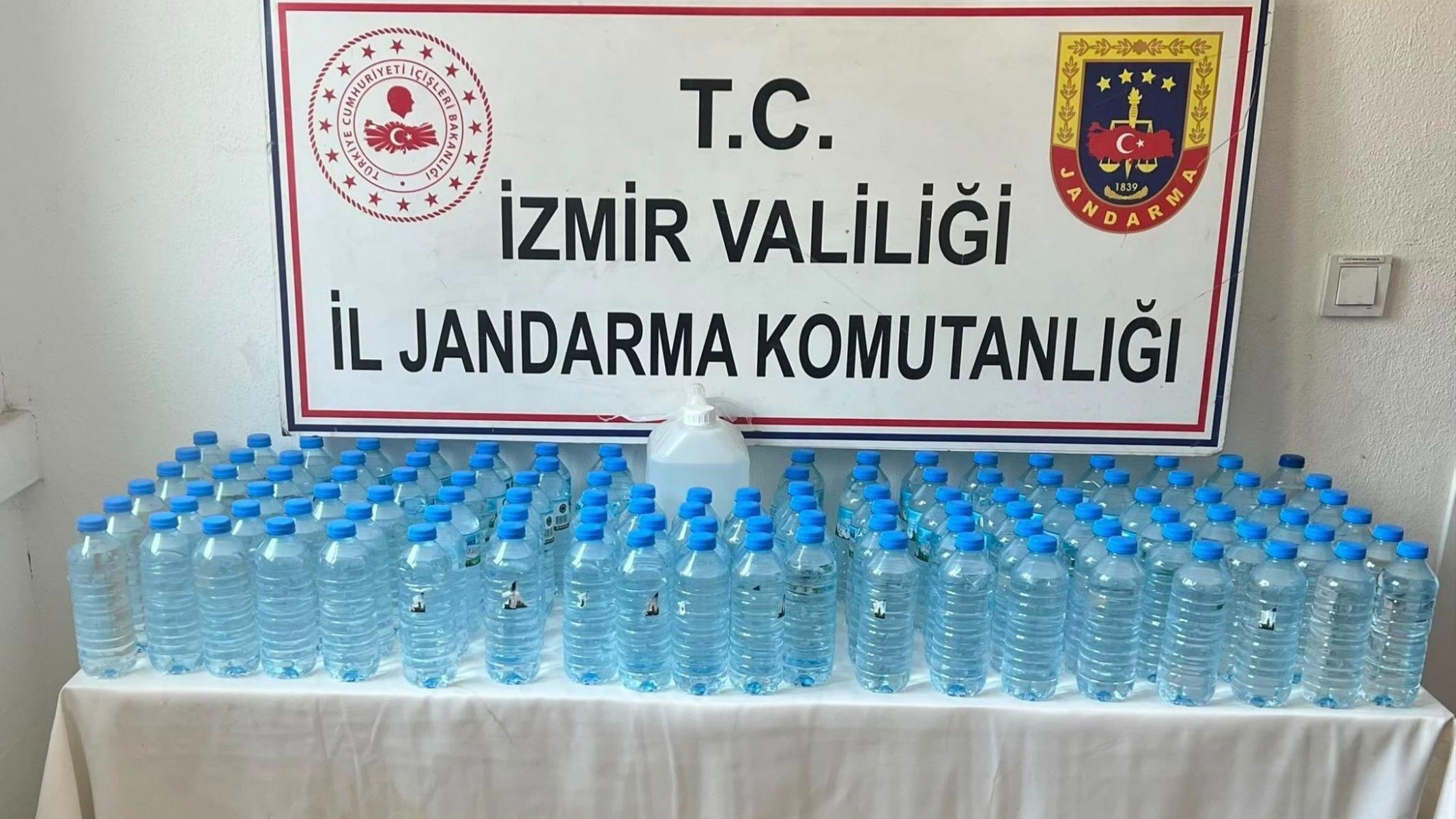 İzmir’de 7 bin kişiye denetim. 1085 litre etil alkol ele geçirildi
