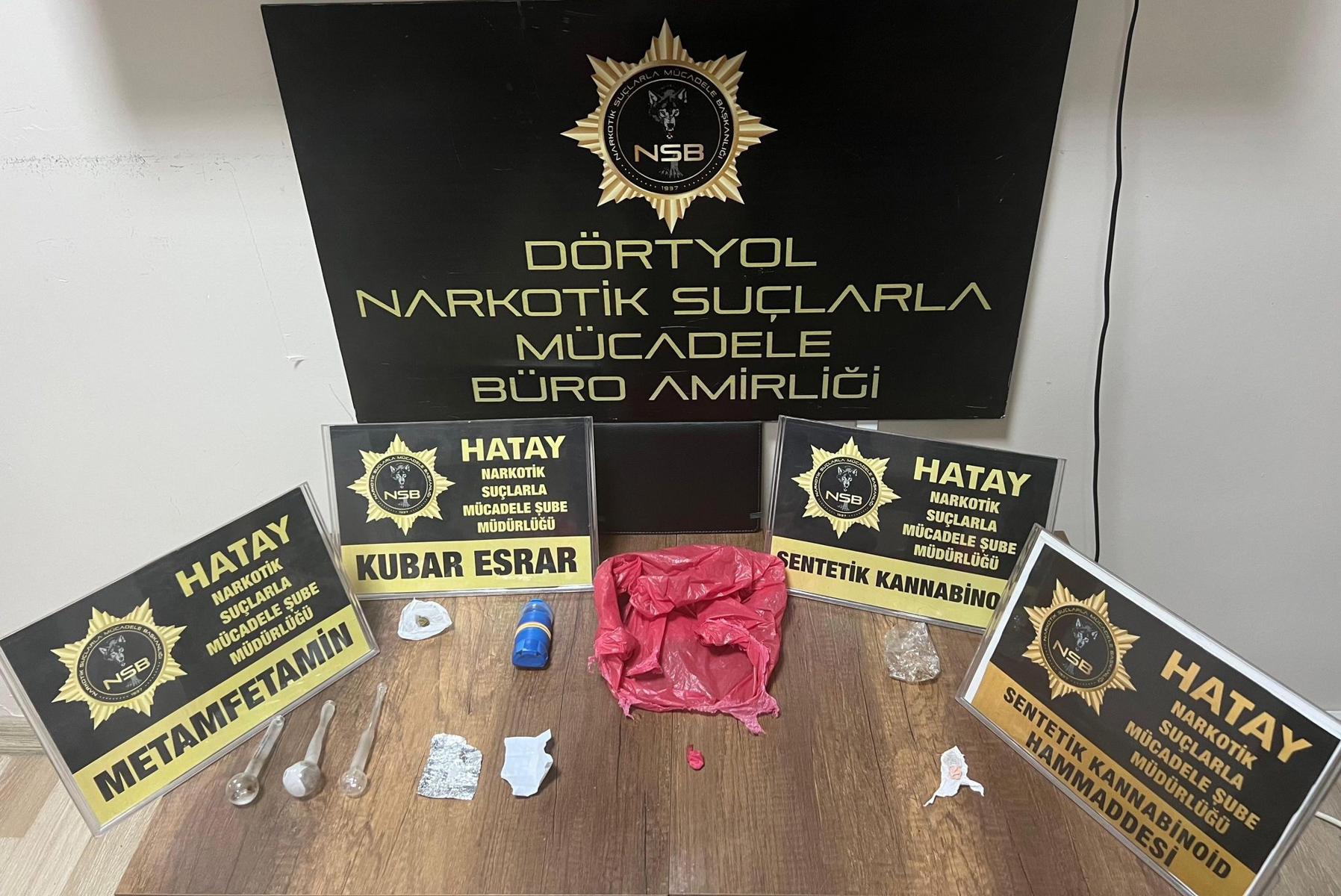 Hatay’da uyuşturucu operasyonunda 4 tutuklama
