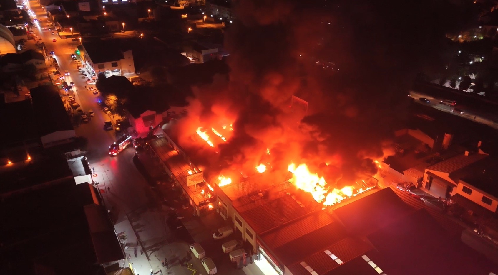 Eşkişehir'de Sanayi Sitesi'nde yangın