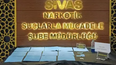 Sivas’ta uyuşturucu operasyonu. Kağıda emdirmişler