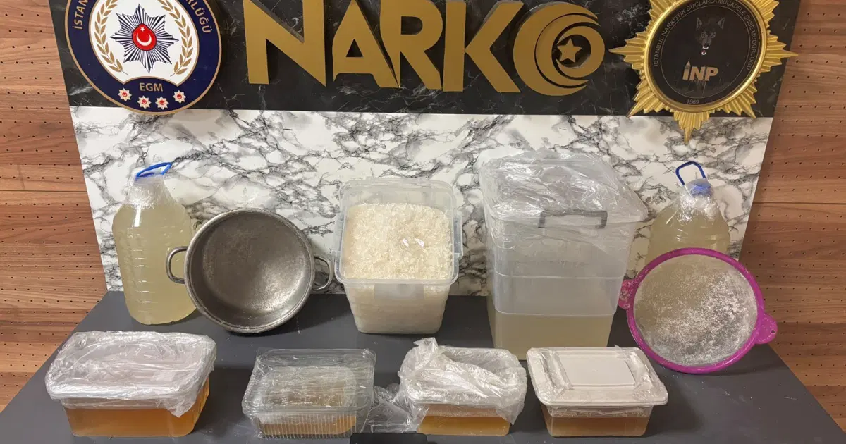İstanbul'da uyuşturucu operasyonunda 26 kilo metamfetamin ele geçirildi