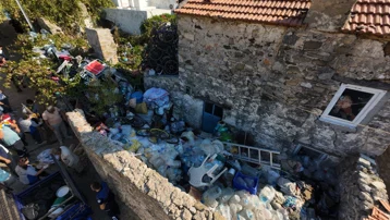 Evden 5 ton çöp çıkarıldı