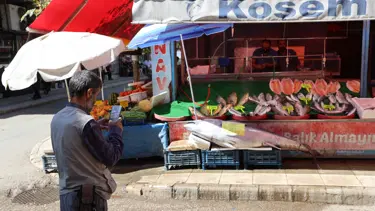 134 kiloluk dev tezgaha indi. Dilimle satılacak
