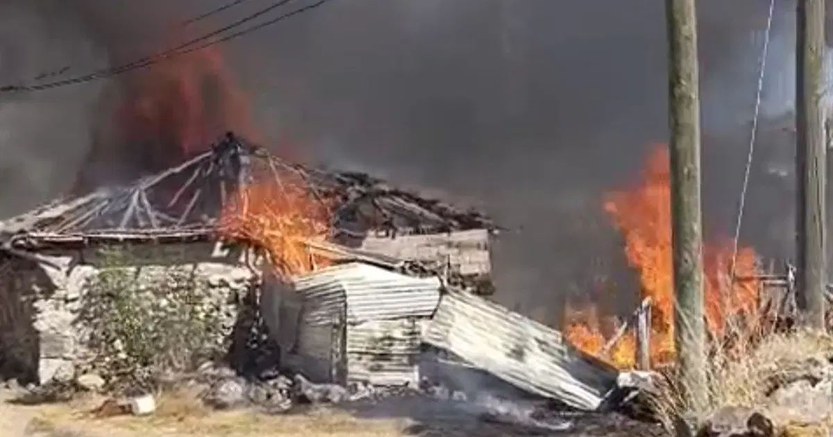 Yozgat'ta yangında iki ev kül oldu