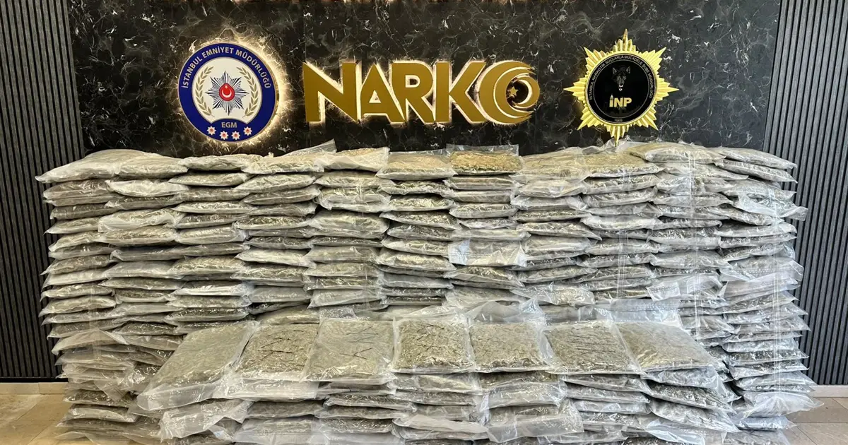 İstanbul'da 409 kiloluk uyuşturucu operasyonu