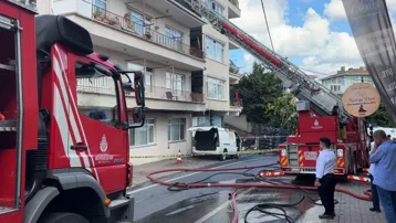 Sarıyer'de korkutan yangın