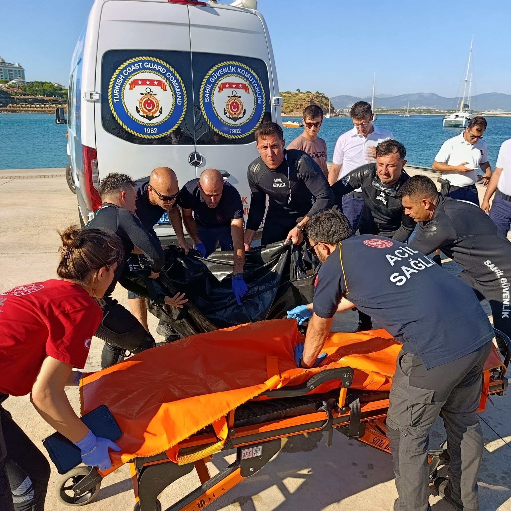 Dalış için denize giren astsubaydan acı haber. Cansız bedeni bulundu