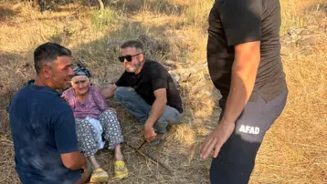 Aydın'da kaybolan yaşlı kadın sağ olarak bulundu