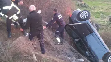 Aydın’da otomobil devrildi: 6 yaralı