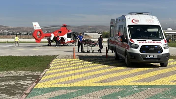 Yaylada hayvan otlatan çobana ayı saldırdı