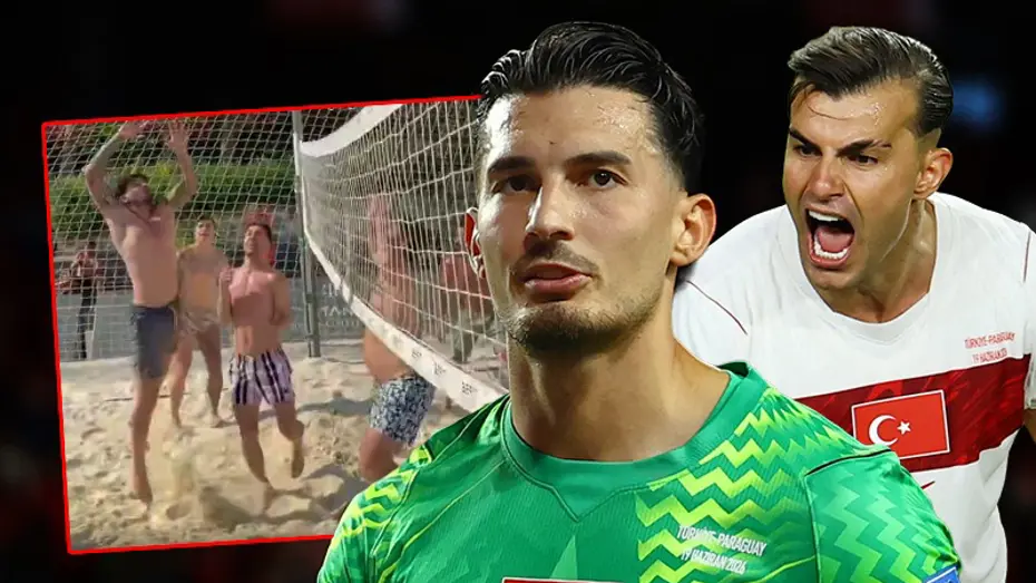 Milli futbolcular ABD'den geldi, plaj voleyboluyla stres attı