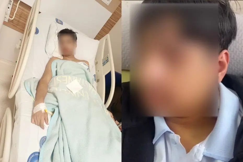 Antalya'da akran zorbalığı. Kendi sırasına oturdu diye arkadaşının çenesini kırdı