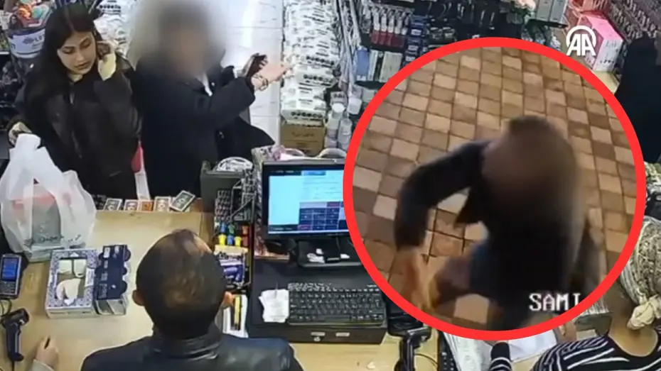 Kocasına şikayet etti: Öfkeli adam esnafın camları kırdı